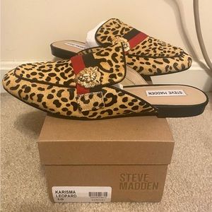 Steve Madden “Karisma” Leopard slides